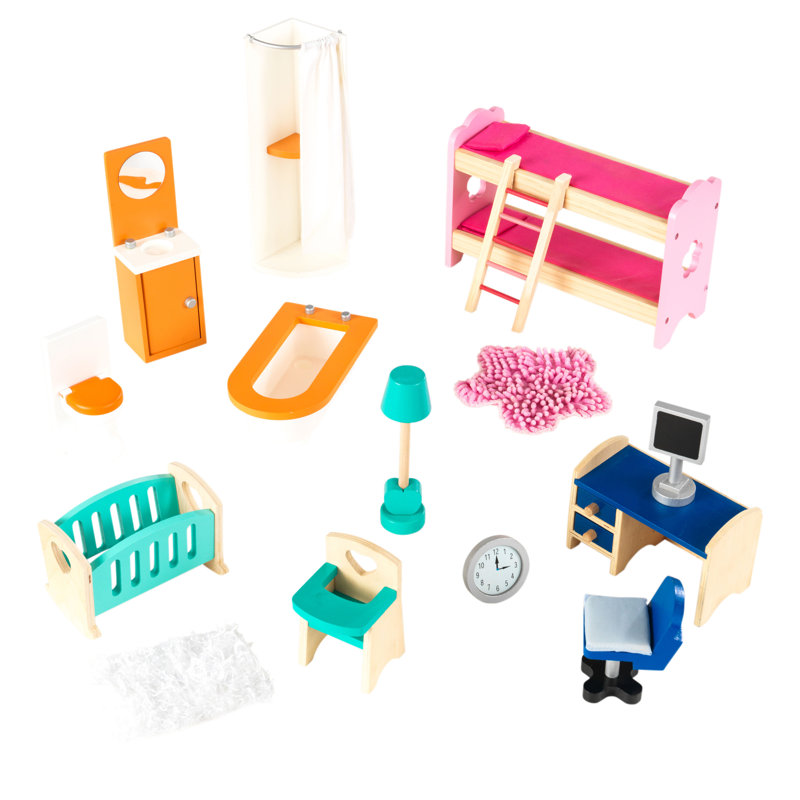 Kidkraft so chic dollhouse with 46 accessories online